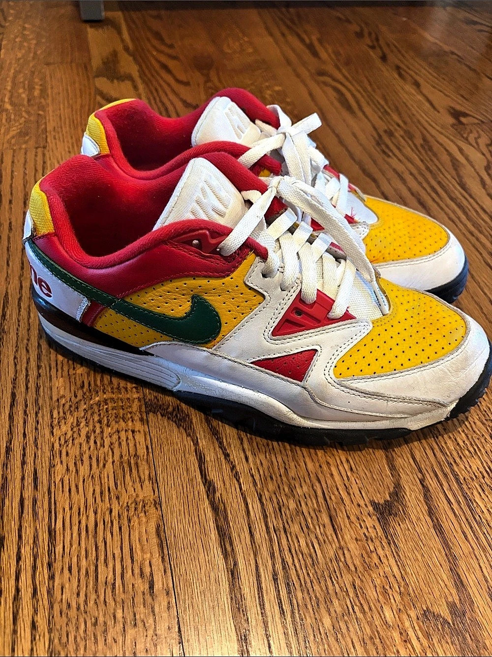 Nike Air Max 1 Supreme Color Block Sneakers US 10